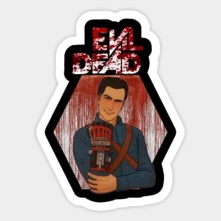 Evil dead t-shirt Sticker